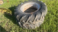 Offsite tractor tires with rims