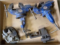 (4) Assorted Small Vises