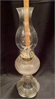 Glass 19" Oil Lamp