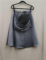 Alfred Angelo Dark Gray Two Piece Dress- Large