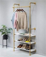 NEW $170 84" Height Industrial Pipe Clothing Rack