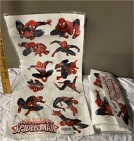 Spiderman Wall Stickers-Unopened