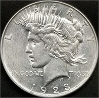 1923-D Peace Silver Dollar from High Grade Set