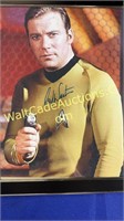 Signed 8”x10” Framed William Shatner As James T.