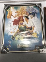 The Little Mermaid Movie Cover Picture With Glass