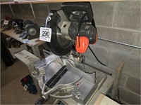 B&D compound miter saw on stand