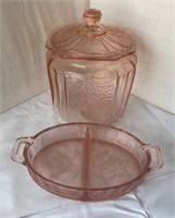 Vintage Pink Depression Glass