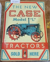 1992 CASE MODEL "L" TIN SIGN