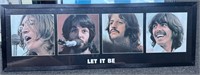 The Beatles let it be framed picture