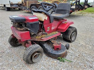 Red Murry Mower- Doesn't Start, Flat Tires