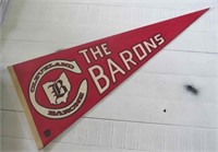 1970's Cleveland Barons NHL Hockey Pennant RARE