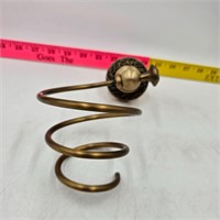 Antique Brass Hair Dryer Holder