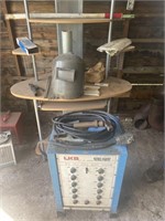 stick welder with rack/helmet and rods