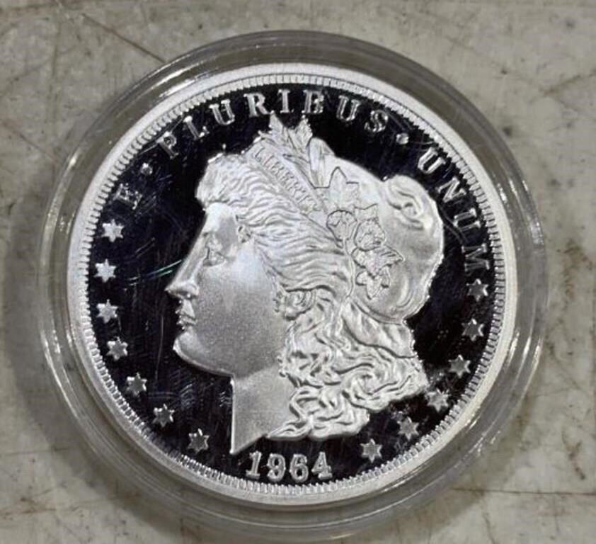 1884 "COPY ONLY" MORGAN DOLLAR **C/N PROOF LIKE**