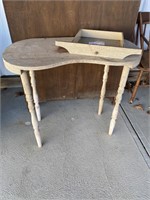 KIDNEY SHAPED TABLE (NEEDS SOME REPAIR)