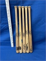 Miniture Louisville Slugger baseball bats