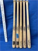 Miniture Louisville Slugger baseball bats