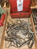 LOT VARIOUS SIZE HEX KEYS - ALLEN WRENCHES
