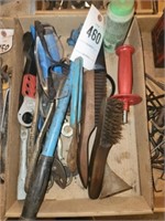WIRE BRUSHES- PLIERS- & MISC. ITEMS