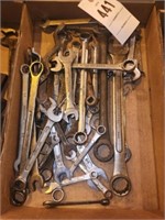 LOT VARIOUS BRANDS & SIZES WRENCHES