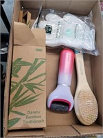 Bamboo toothbrushes and bathroom products