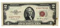 Series 1953 Two Dollar Red Seal Note