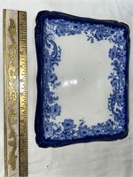 Royal Doulton Melrose square blue platter