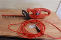 Black & Decker Hedge Trimmer and drop cord