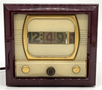 Tymeter Pennwood Numechron Bakelite TV Clock
