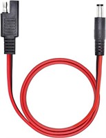 3.2 Feet 18AWG SAE Plug to DC 5.5x2.1mm Male Conve