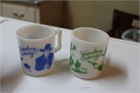 Pair of Hopalong Cassidy Coffee Cups
