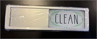 Dishwasher Magnet Clean/Dirty Sign