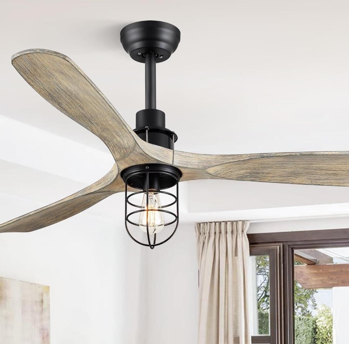 $120 52Inch Ceiling Fans with Lights and Remote