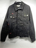 UV Reactive Splatter Paint Denim Jacket by