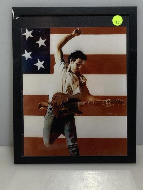 Signed Bruce Springsteen 8x10 Photo