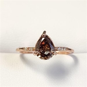 $3000 10K  Brown Diamond I3 (APP 1ct) Ring