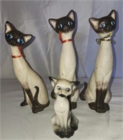 Decorative cat figurines