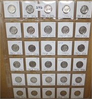 30 - Mercury silver dimes, 1941's
