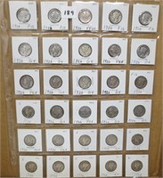 30 - Mercury silver dimes, 1926's