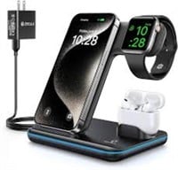 WAITIEE Wireless Charger 3 in 1, 15W Fast