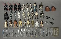 27 Star Wars Figures, 1990s, plus some plastic