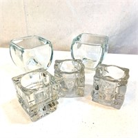 Sets of Square Candle Holders