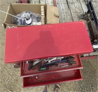 Red 3 Drawer Tool Box and Shallow Well Pump