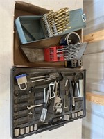 Drill bits and Assorted Tools