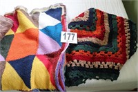 (2) Hand Made Throws(R3)