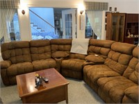 SECTIONAL WITH RECLINER & MASSAGER