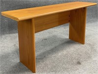 Danish Modern Style Flip Top Console Table