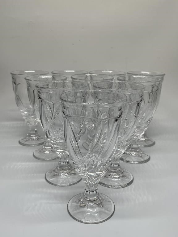 (10) Sweet-Swirl Clear by Noritake Iced Tea