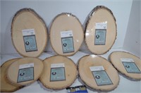 Eight New Wood Slices for Crafting