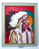 STEVE SNAKE SIGNED "CHIEF RED CLOUD